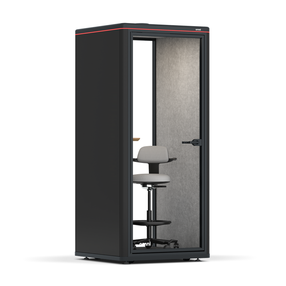 Omni OneStatic Device Shelf / RAL Black / #6d6c69