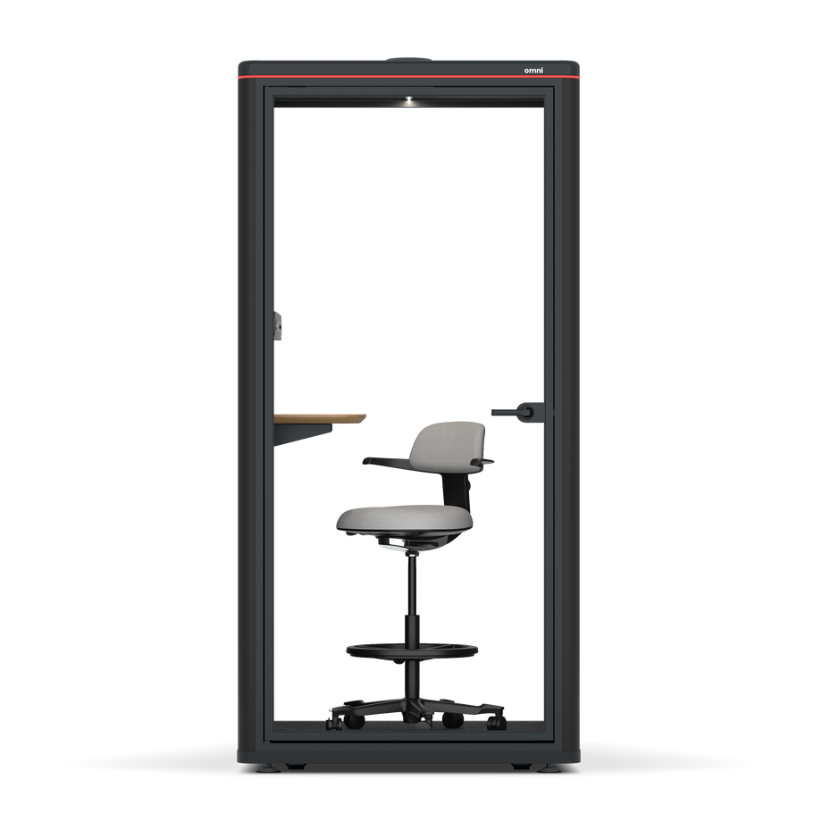 Omni One PlusAdjustable Device Shelf / RAL Black / #a18e7e