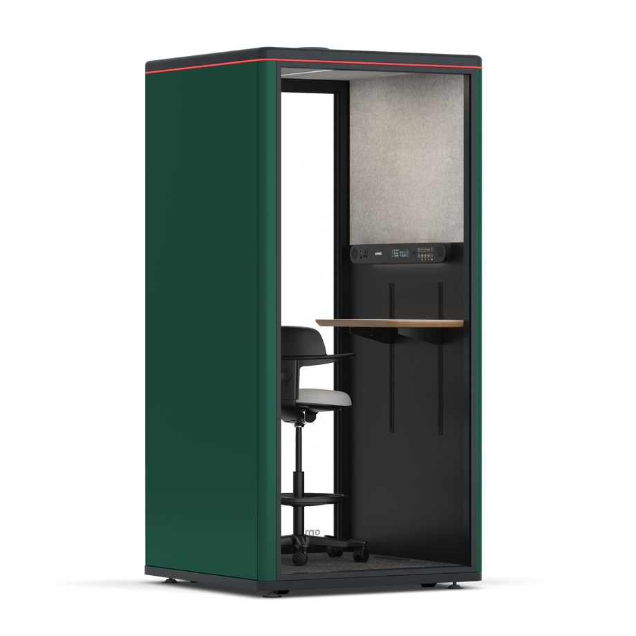 Omni One PlusAdjustable Device Shelf / RAL Moss Green / #615f5d