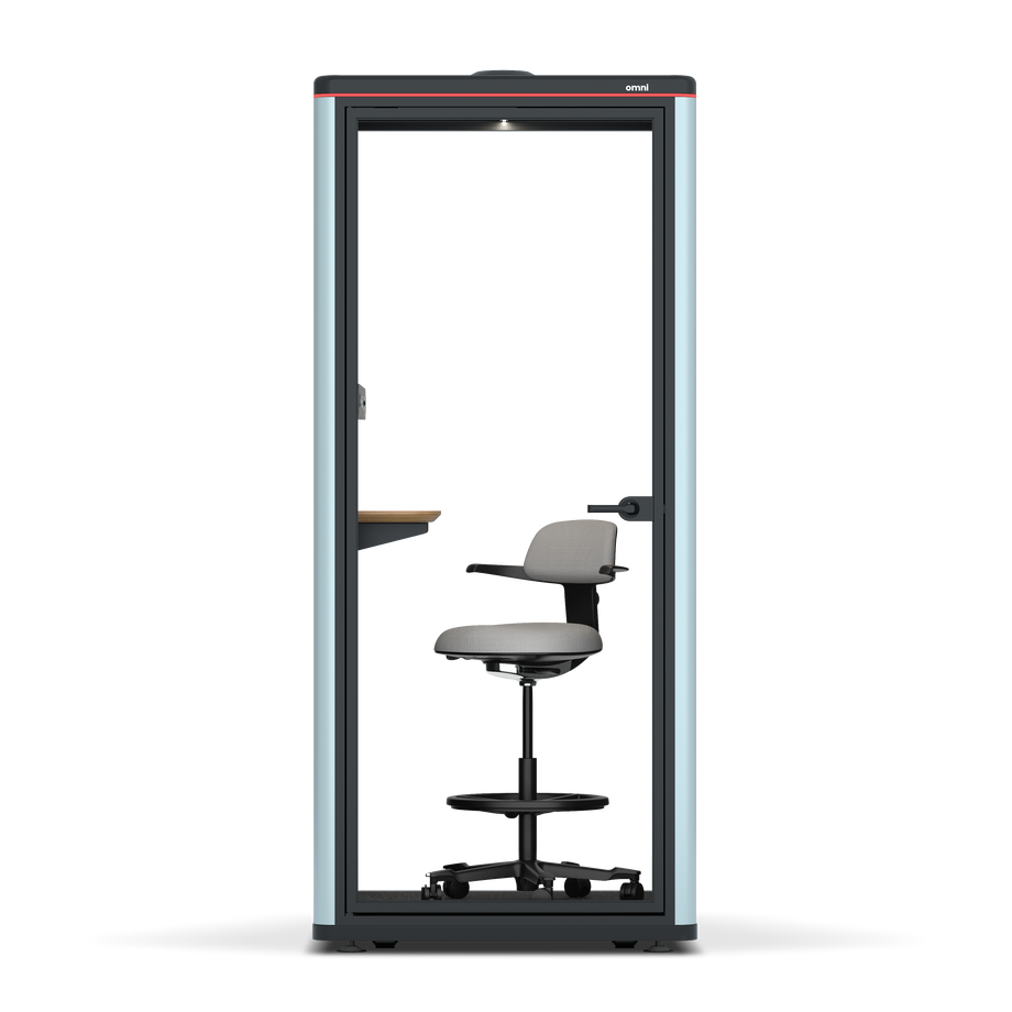 Omni OneAdjustable Device Shelf / RAL Grey Blue / #a49f98