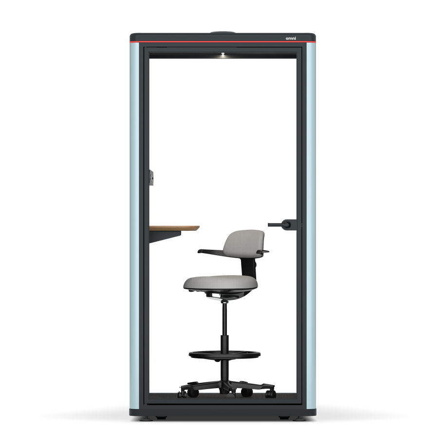 Omni One PlusAdjustable Device Shelf / RAL Grey Blue / #615f5d