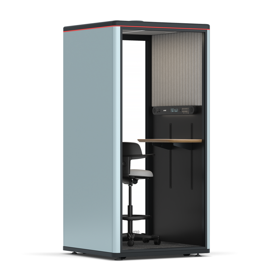 Omni One PlusAdjustable Device Shelf / RAL Grey Blue / #6d6c69