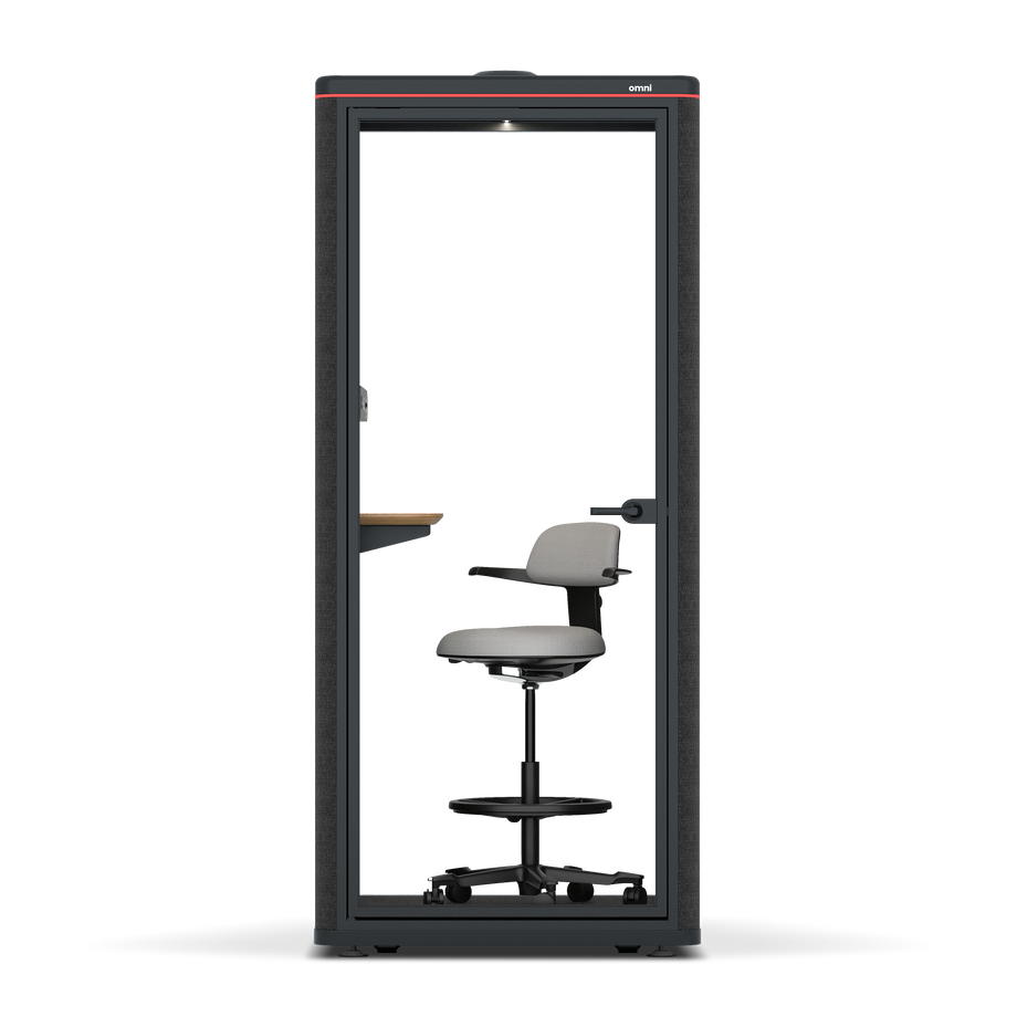 Omni OneAdjustable Device Shelf / Gabriel Medley Black / #6d6c69