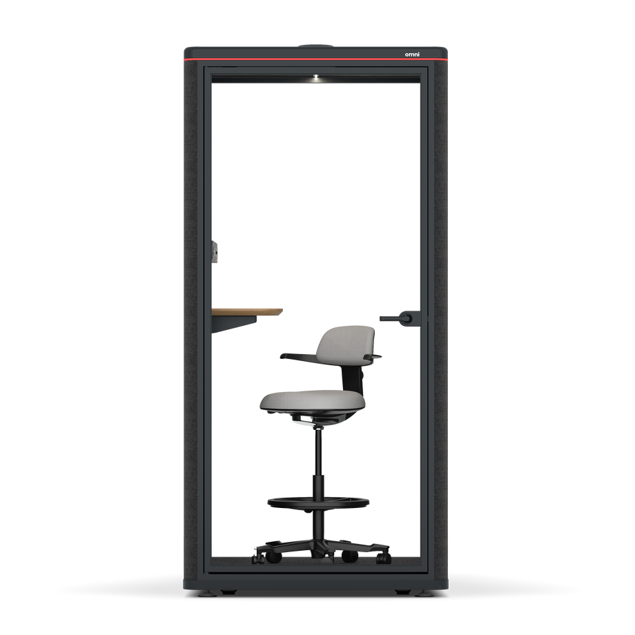 Omni One PlusAdjustable Device Shelf / Gabriel Medley Black / #615f5d