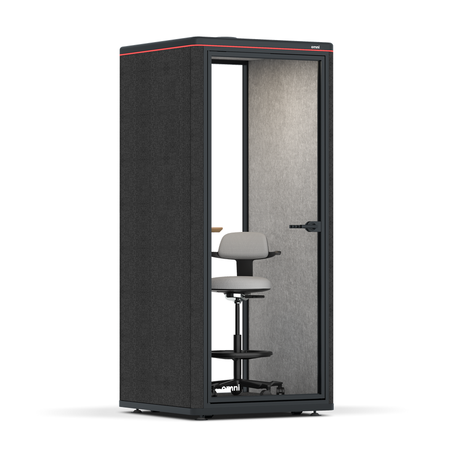 Omni OneAdjustable Device Shelf / Gabriel Medley Black / #6d6c69