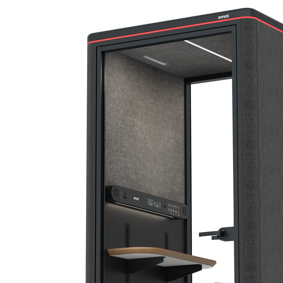 Omni OneAdjustable Device Shelf / Gabriel Medley Black / #615f5d