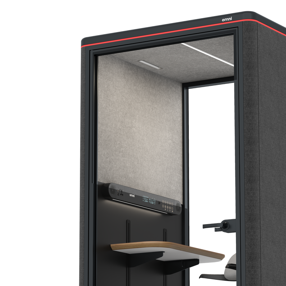 Omni One PlusAdjustable Device Shelf / Gabriel Medley Black / #615f5d