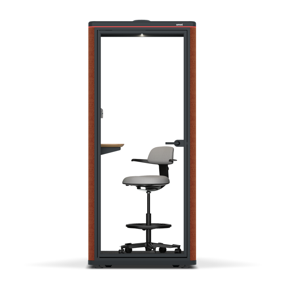 Omni OneAdjustable Device Shelf / Bloody Orange / #a18e7e