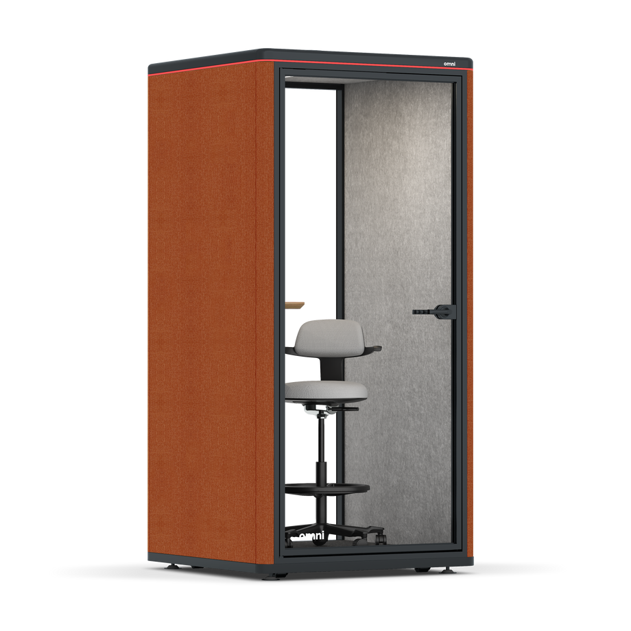Omni One PlusAdjustable Device Shelf / Bloody Orange / #615f5d