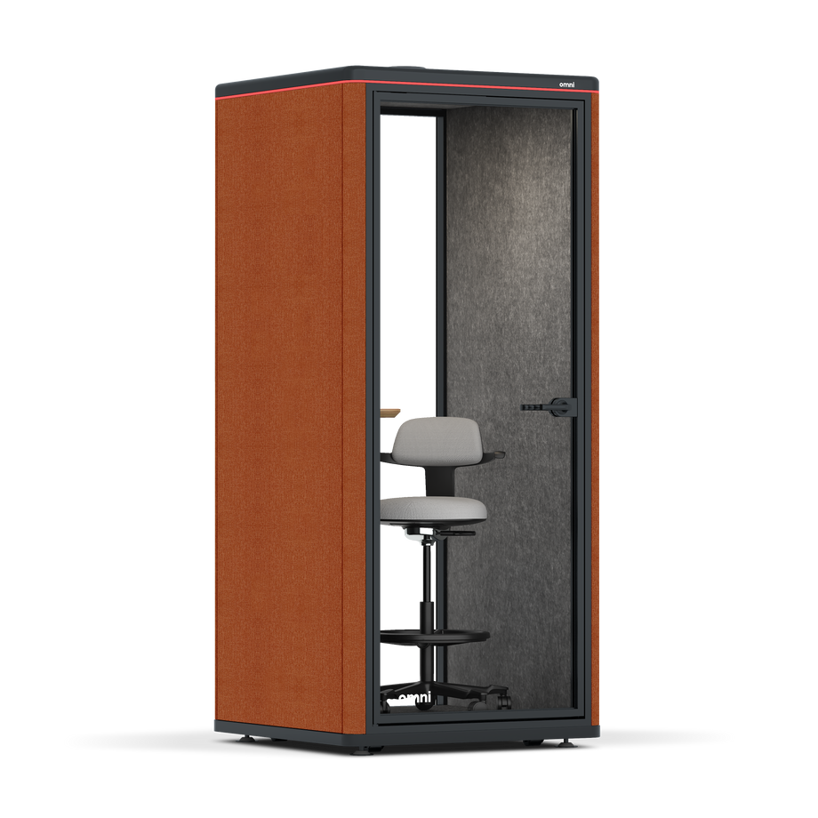 Omni OneAdjustable Device Shelf / Bloody Orange / #615f5d