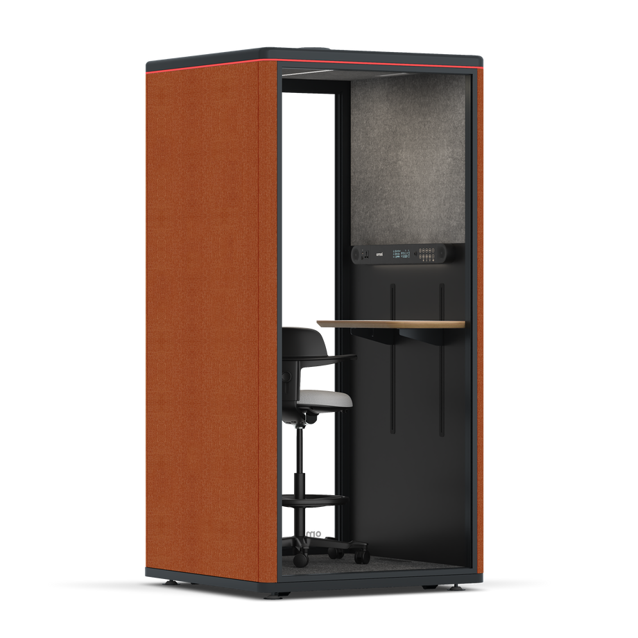 Omni One PlusAdjustable Device Shelf / Bloody Orange / #a49f98
