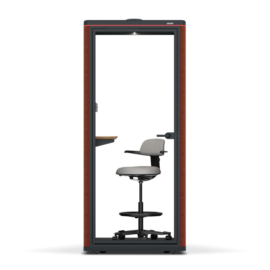 Omni OneAdjustable Device Shelf / Gabriel Medley Deep Rouge / #a49f98