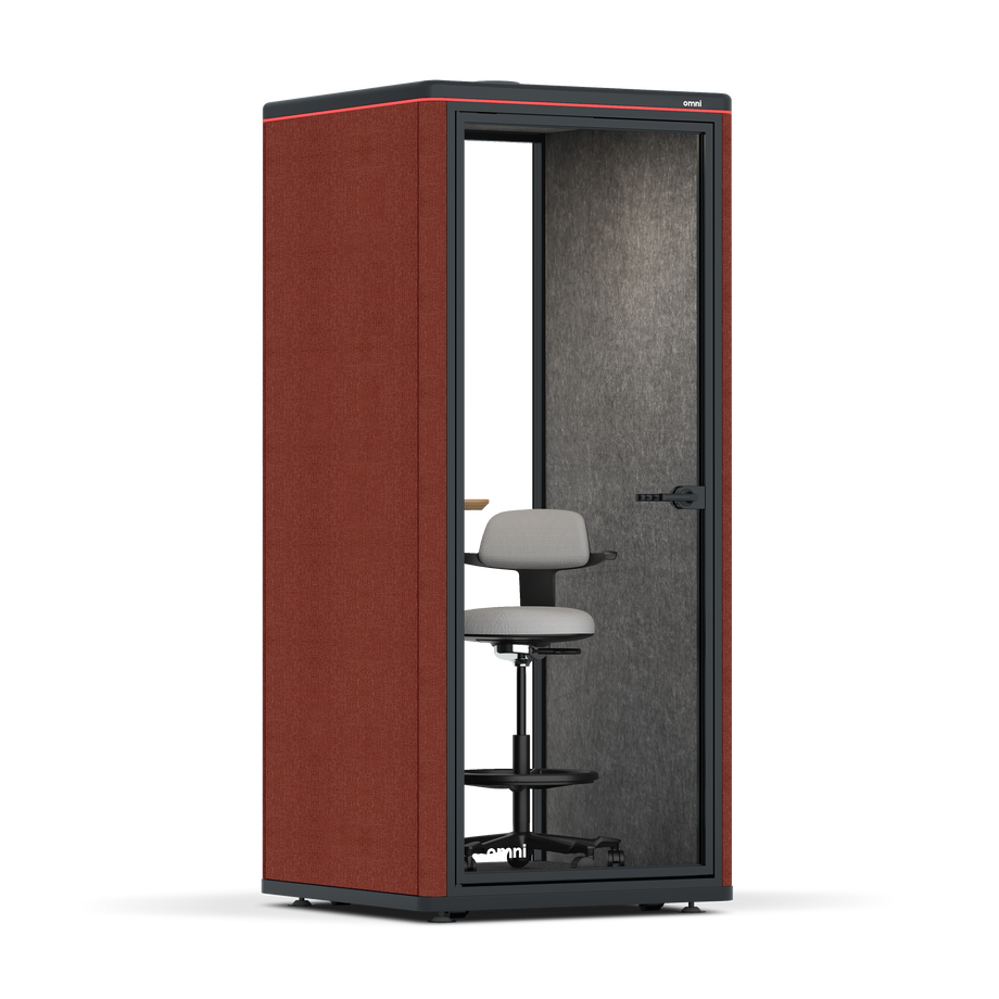 Omni OneAdjustable Device Shelf / Gabriel Medley Deep Rouge / #615f5d