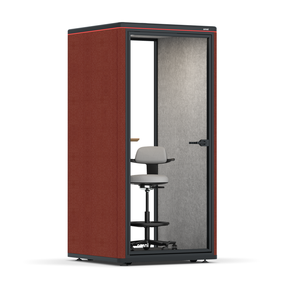 Omni One PlusAdjustable Device Shelf / Gabriel Medley Deep Rouge / #615f5d