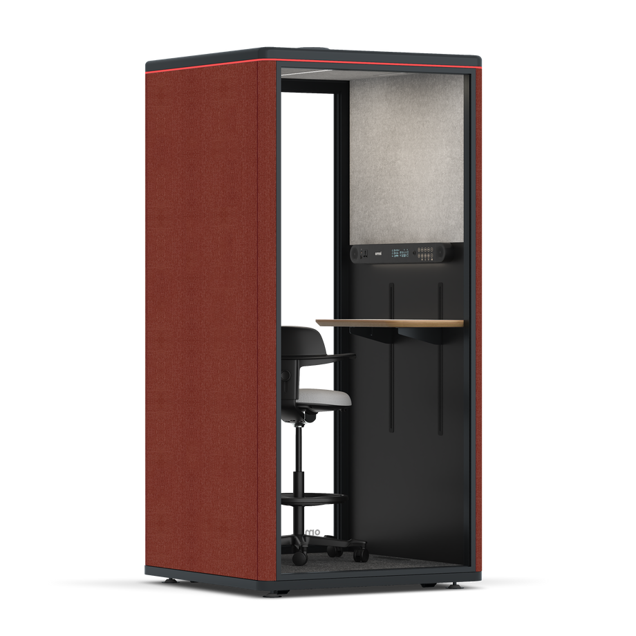 Omni One PlusAdjustable Device Shelf / Gabriel Medley Deep Rouge / #615f5d