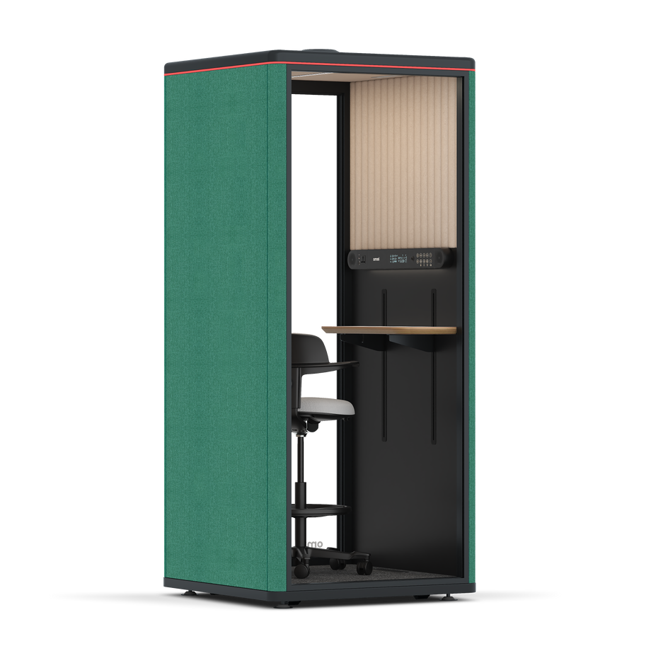Omni OneAdjustable Device Shelf / Gabriel Medley Forest Green / #a18e7e