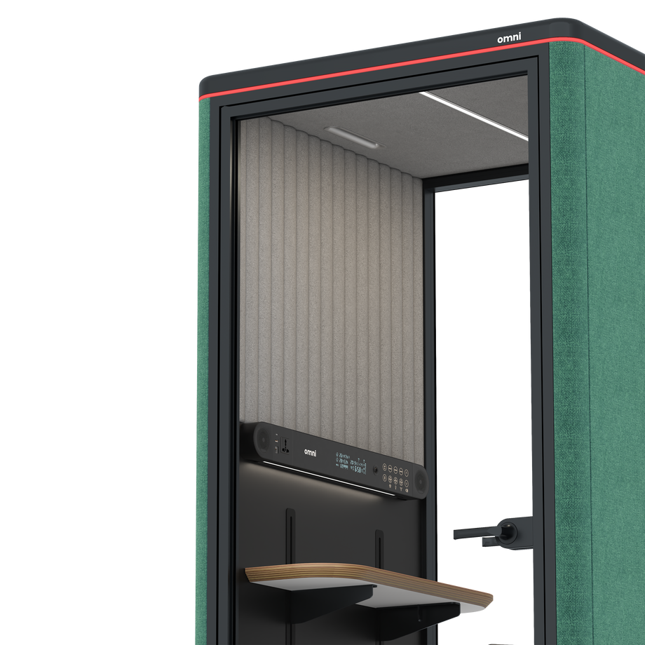 Omni OneAdjustable Device Shelf / Gabriel Medley Forest Green / #a49f98