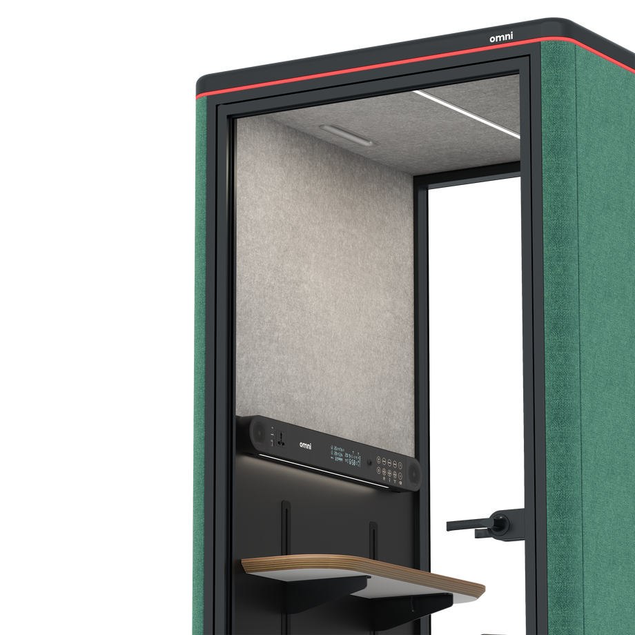 Omni OneAdjustable Device Shelf / Gabriel Medley Forest Green / #6d6c69