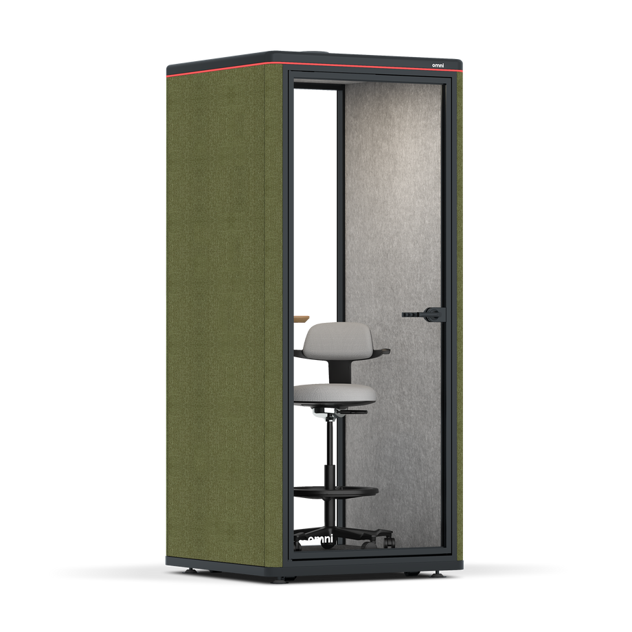 Omni OneAdjustable Device Shelf / Gabriel Medley Meadow Green / #6d6c69