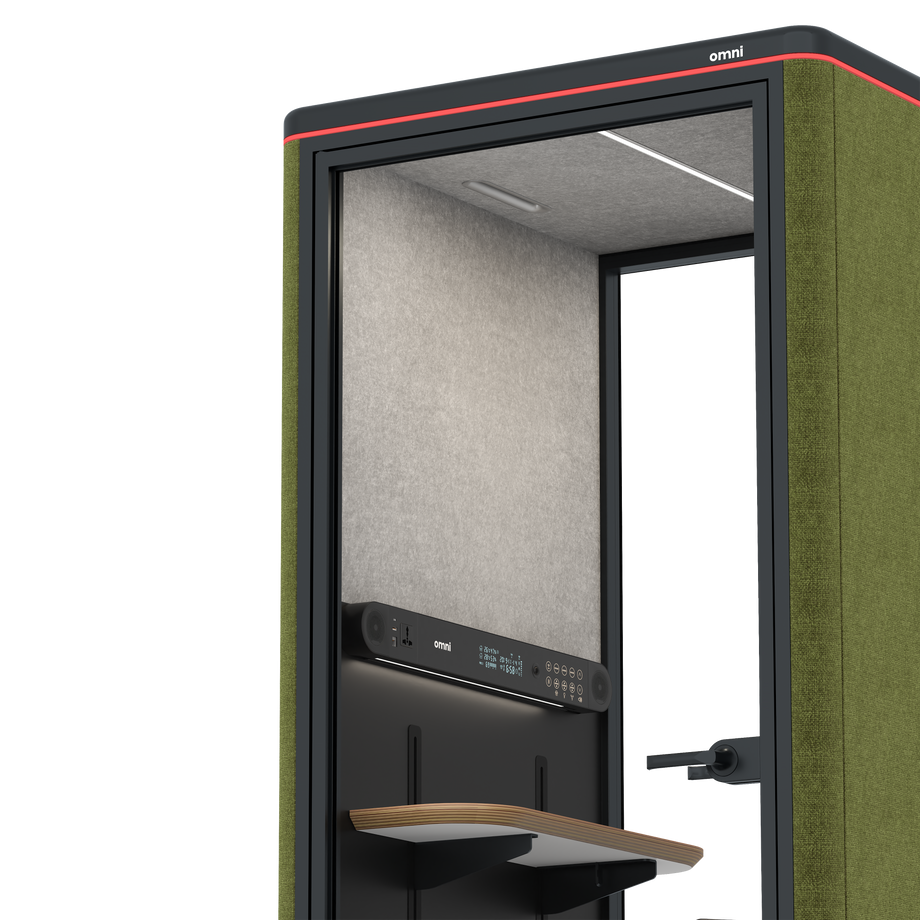 Omni OneAdjustable Device Shelf / Gabriel Medley Meadow Green / #6d6c69