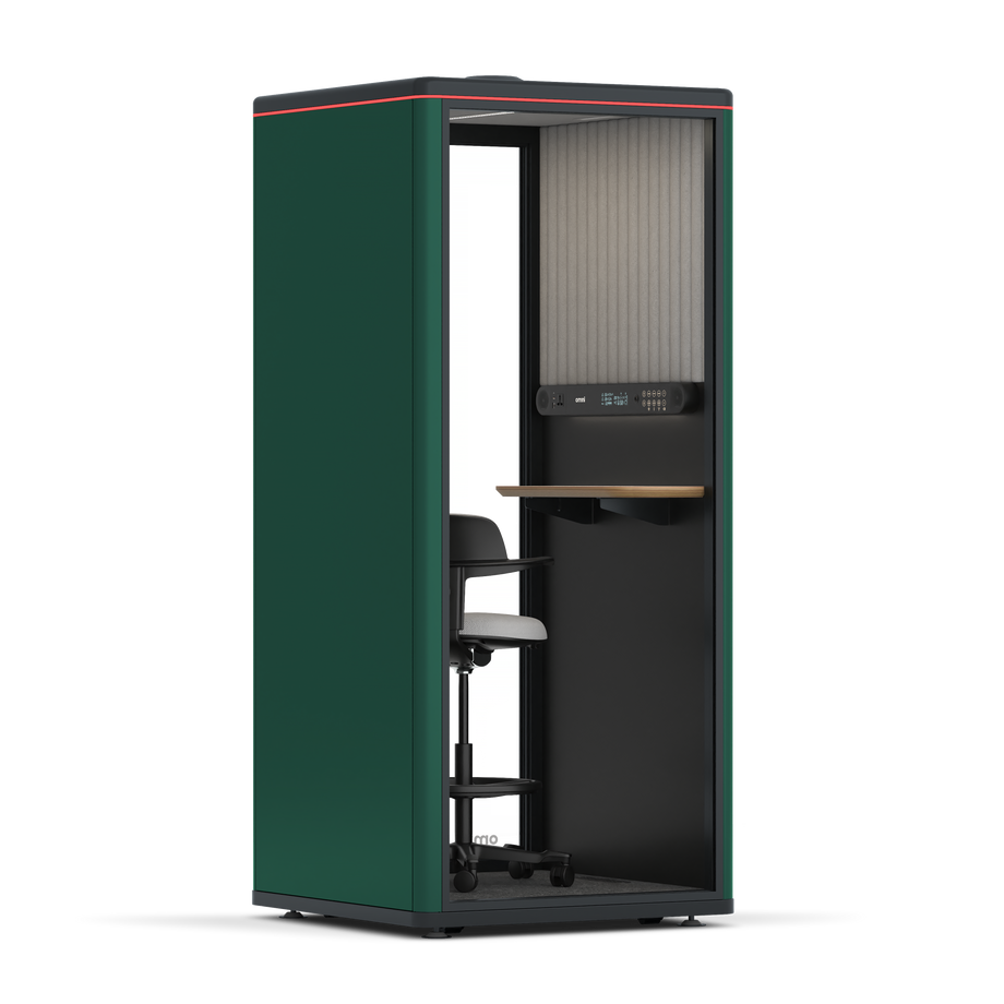 Omni OneStatic Device Shelf / RAL Moss Green / #a49f98