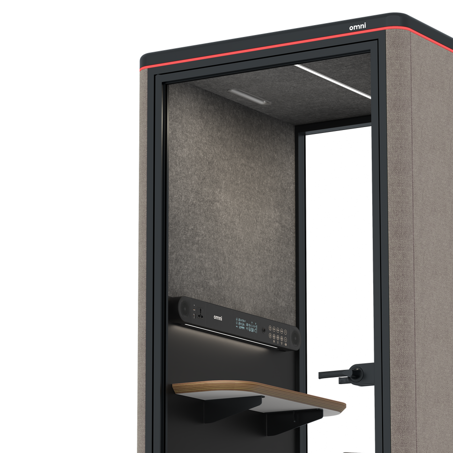 Omni OneStatic Device Shelf / Gabriel Medley Ocean Pebble / #615f5d