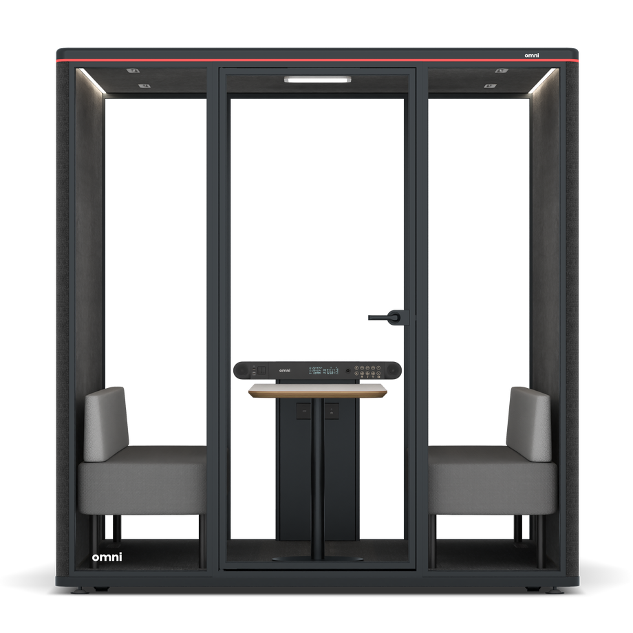 Omni SixSofa / Gabriel Medley Black / #615f5d