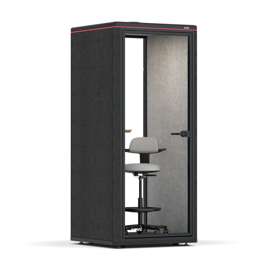 Omni OneStatic Device Shelf / Gabriel Medley Black / #6d6c69