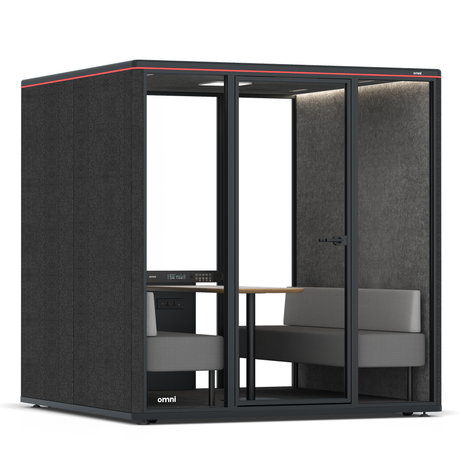 Omni SixSofa / Gabriel Medley Black / #615f5d