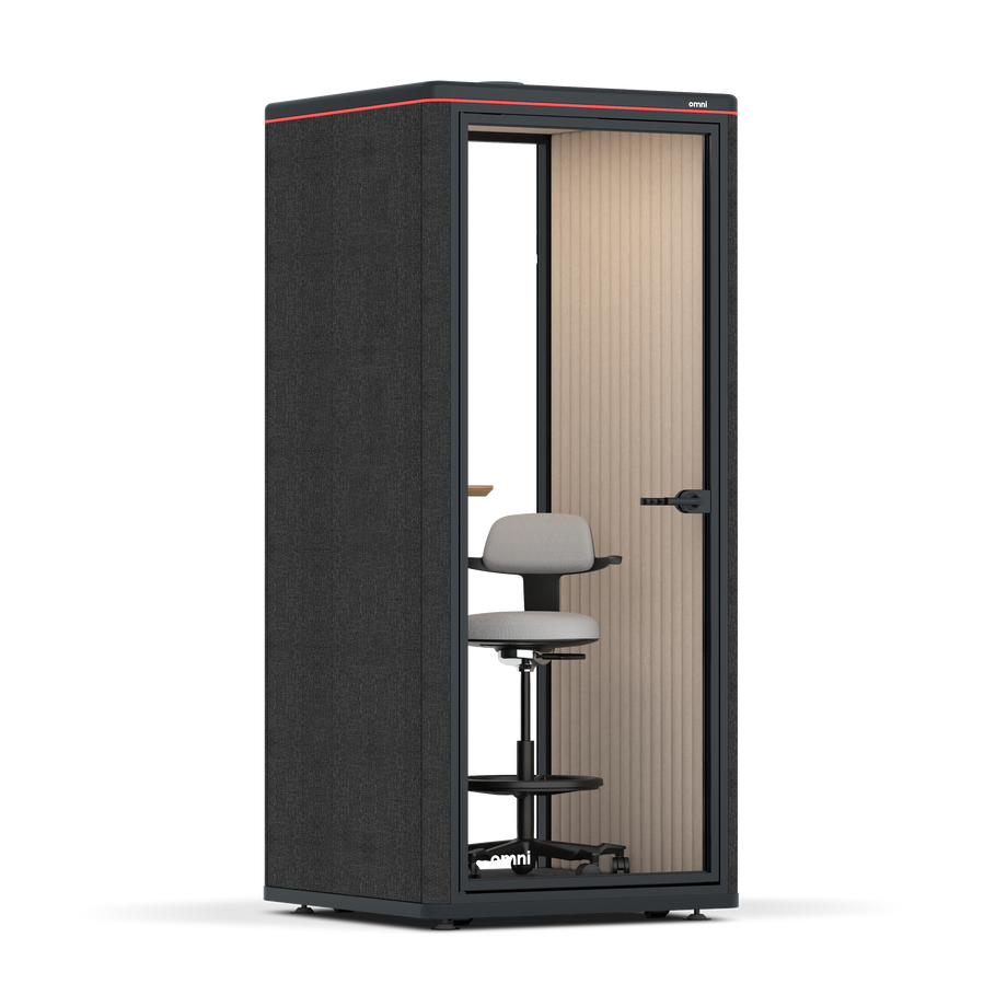 Omni OneStatic Device Shelf / Gabriel Medley Black / #a18e7e