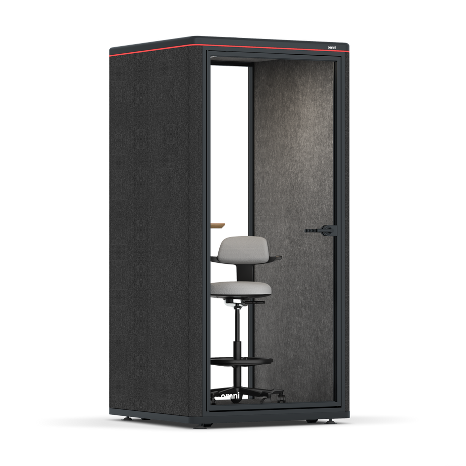 Omni One PlusStatic Device Shelf / Gabriel Medley Black / #615f5d