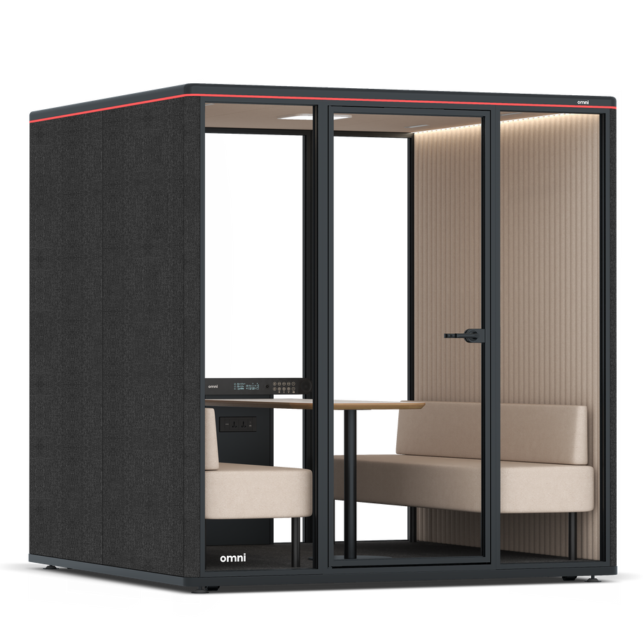 Omni SixSofa / Gabriel Medley Black / #a18e7e
