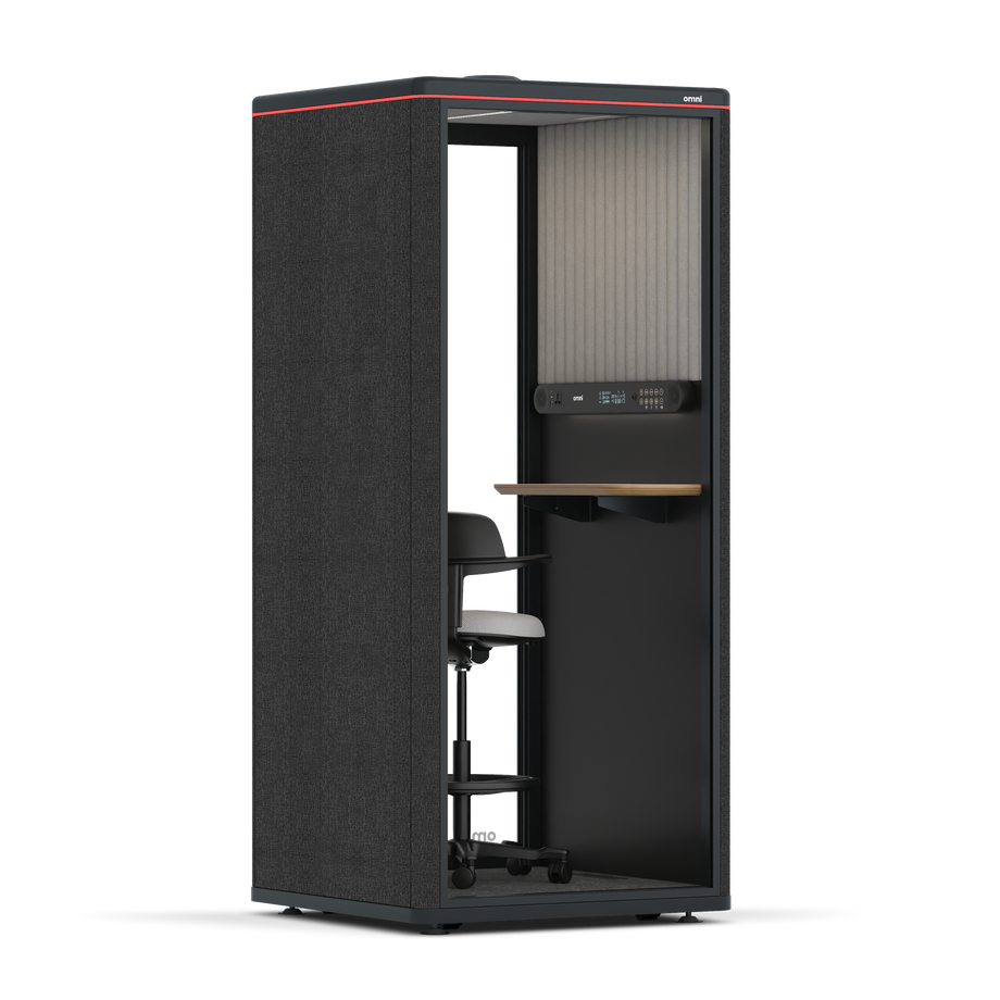 Omni OneStatic Device Shelf / Gabriel Medley Black / #a49f98