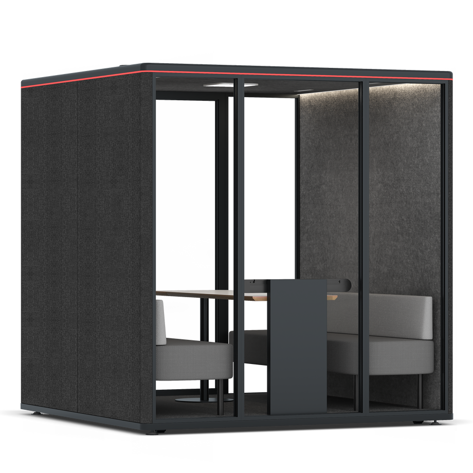 Omni SixSofa / Gabriel Medley Black / #615f5d