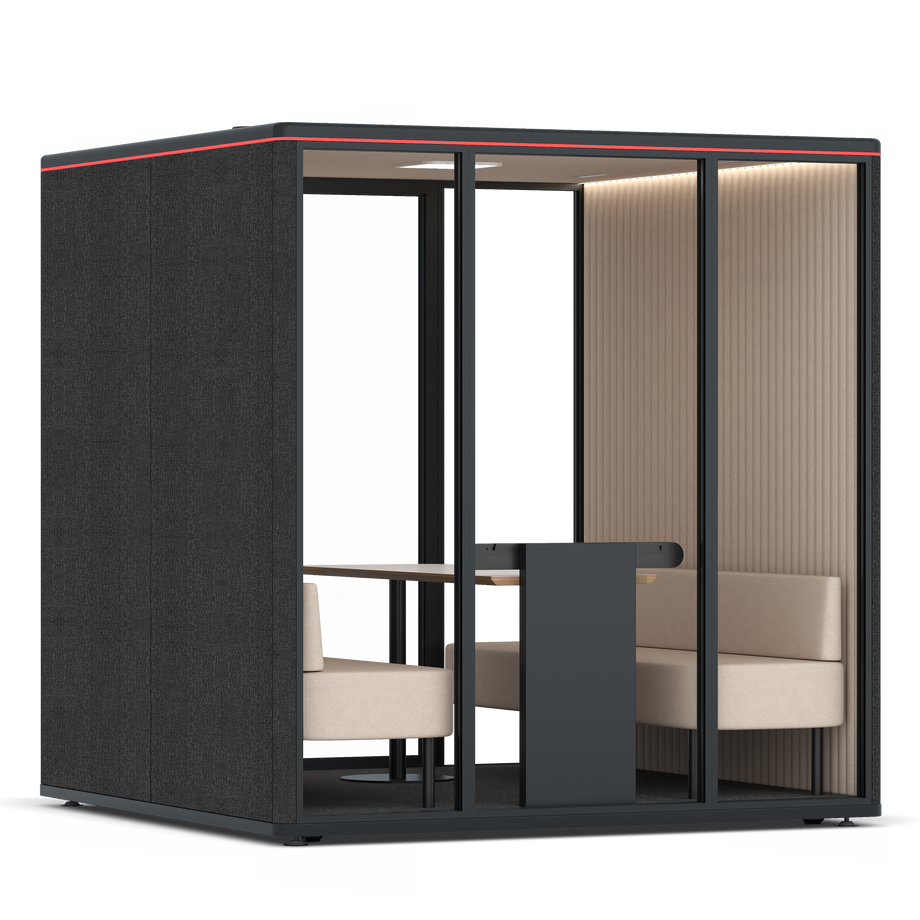 Omni SixSofa / Gabriel Medley Black / #a18e7e
