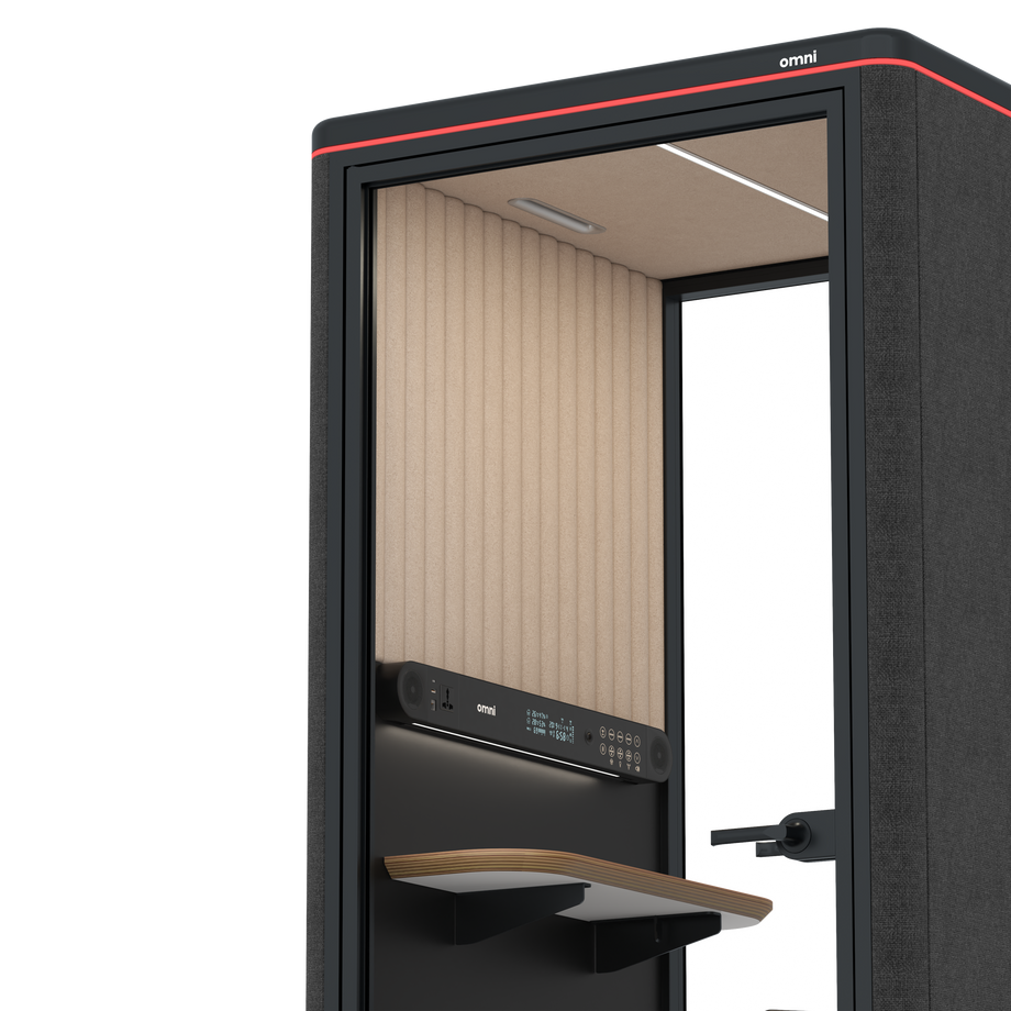 Omni OneStatic Device Shelf / Gabriel Medley Black / #a18e7e
