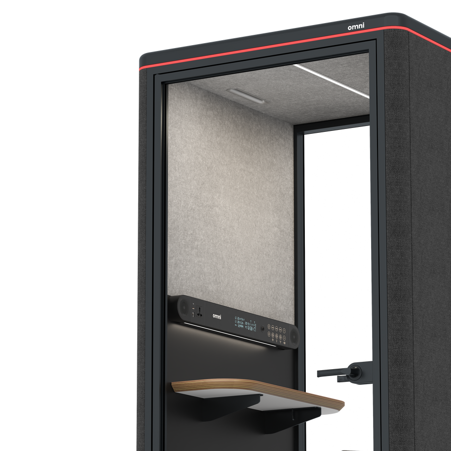 Omni OneStatic Device Shelf / Gabriel Medley Black / #6d6c69