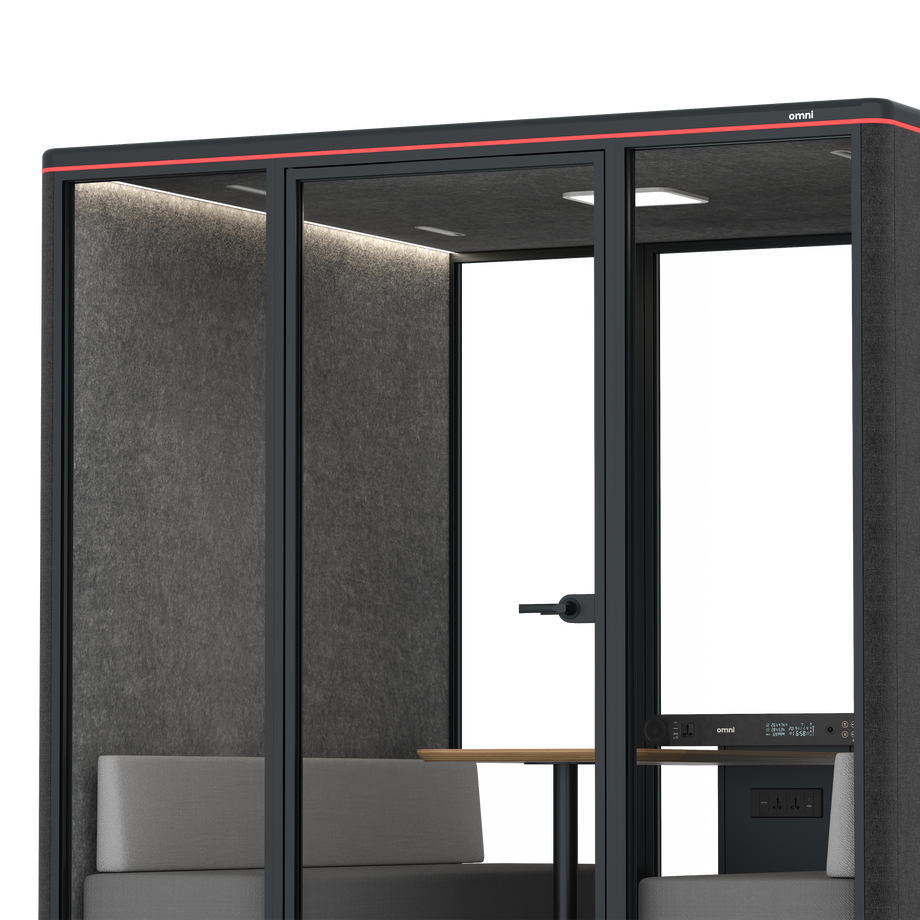 Omni SixSofa / Gabriel Medley Black / #615f5d