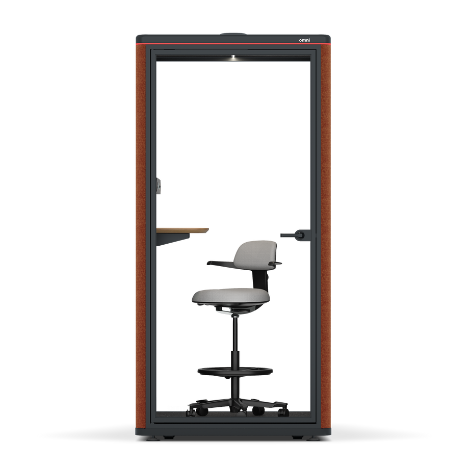 Omni One PlusStatic Device Shelf / Bloody Orange / #a49f98