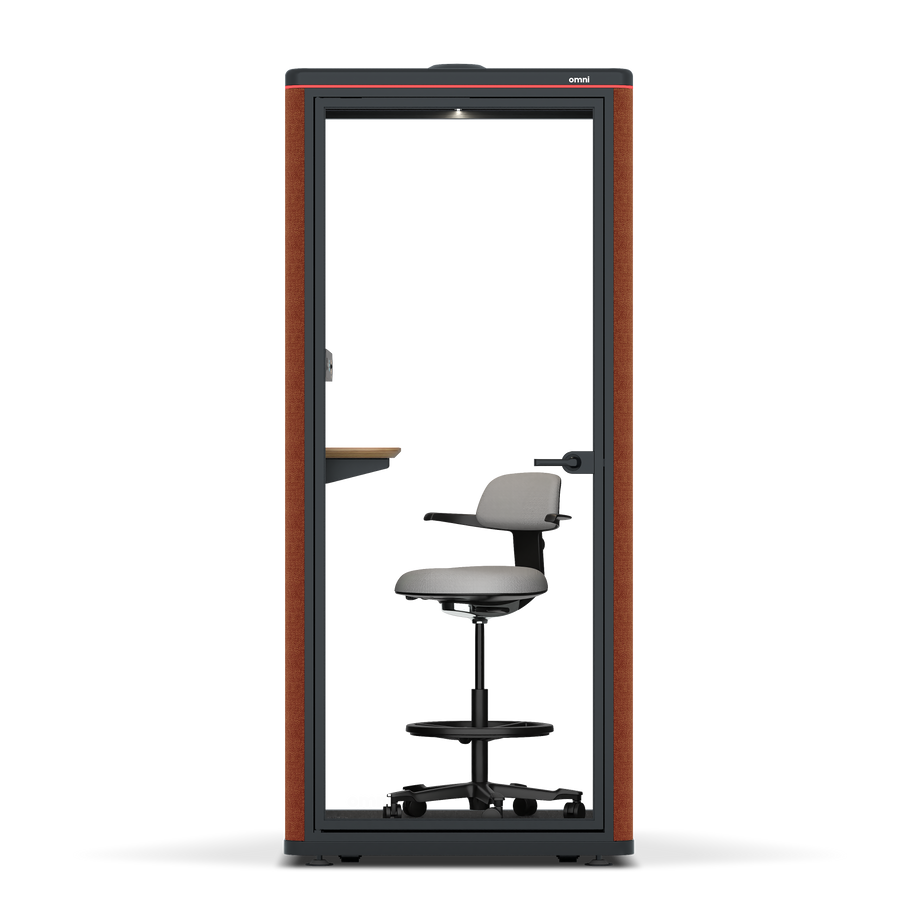 Omni OneStatic Device Shelf / Bloody Orange / #615f5d
