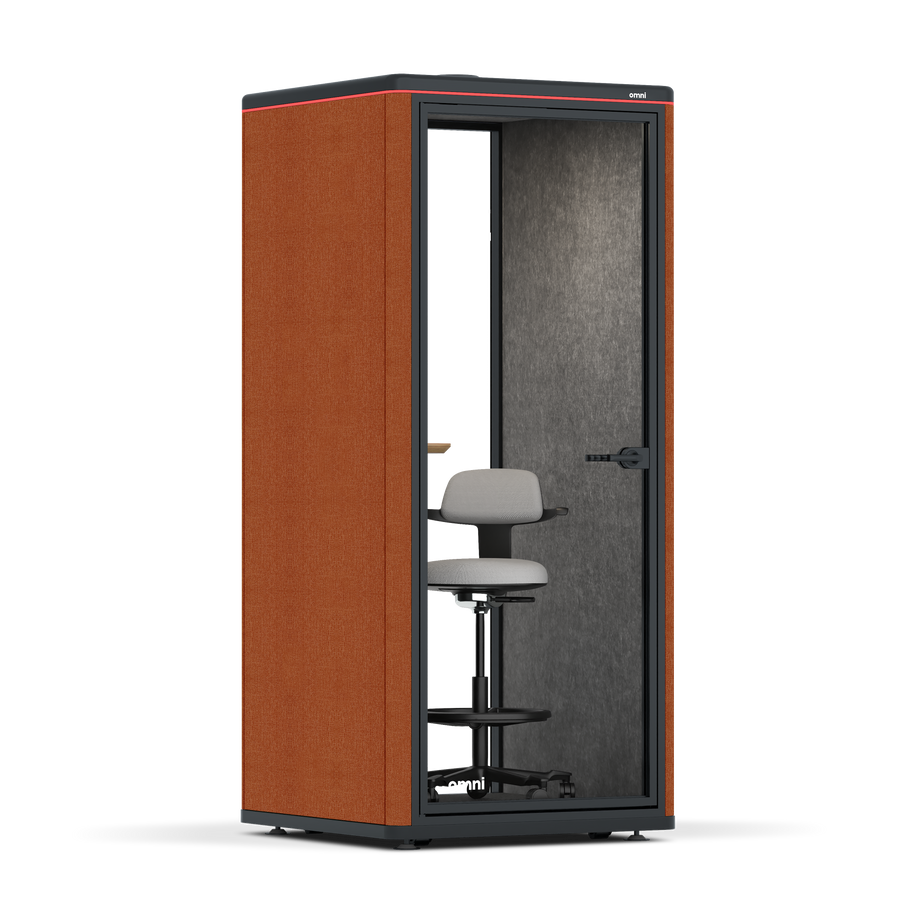 Omni OneStatic Device Shelf / Bloody Orange / #615f5d