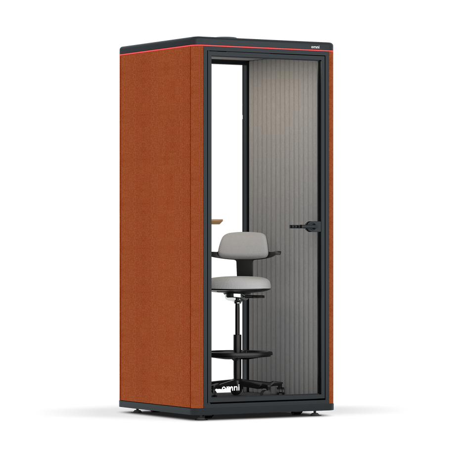 Omni OneStatic Device Shelf / Bloody Orange / #a49f98