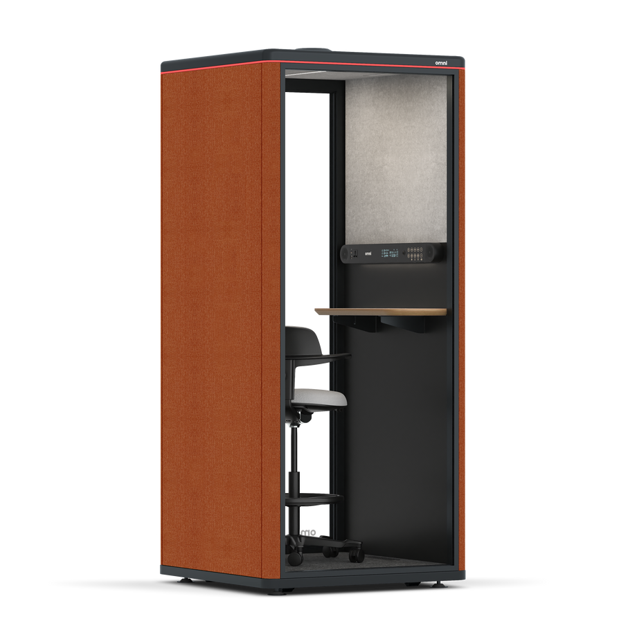 Omni OneStatic Device Shelf / Bloody Orange / #6d6c69