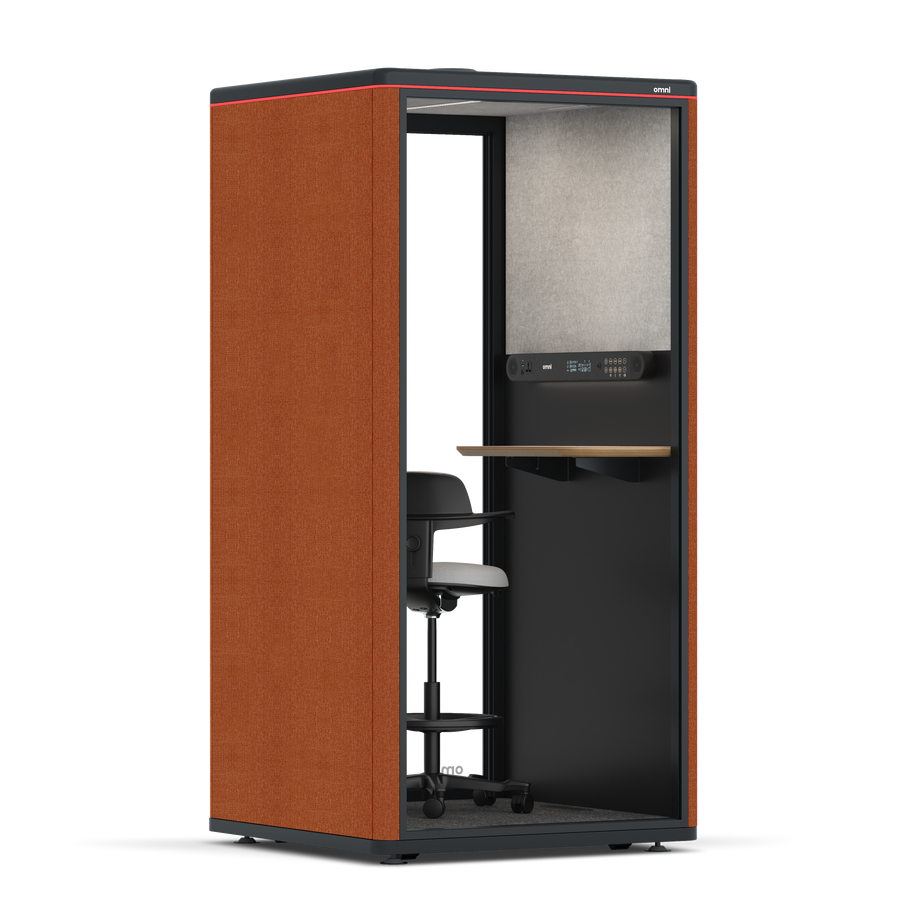 Omni One PlusStatic Device Shelf / Bloody Orange / #a49f98