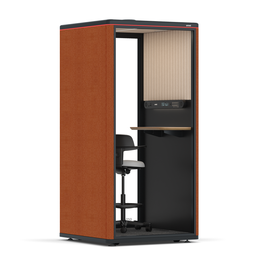 Omni One PlusStatic Device Shelf / Bloody Orange / #a18e7e