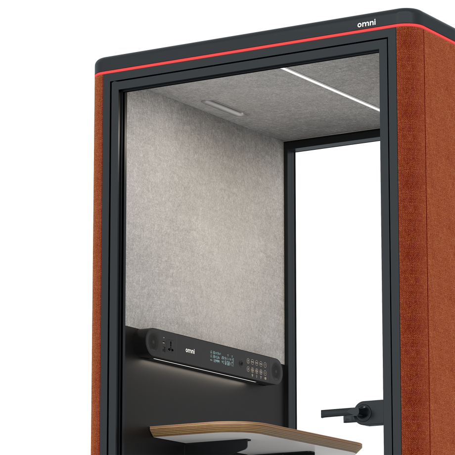 Omni One PlusStatic Device Shelf / Bloody Orange / #a49f98