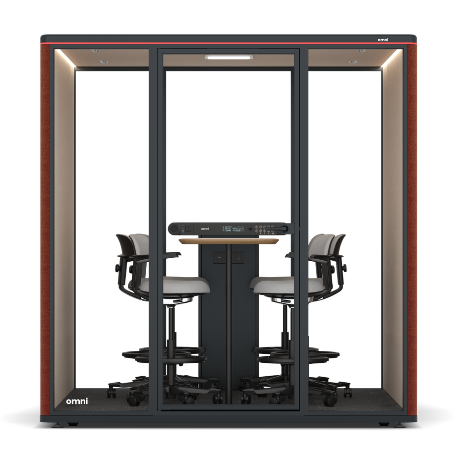 Omni SixCounter Meeting Table / Gabriel Medley Deep Rouge / #a18e7e