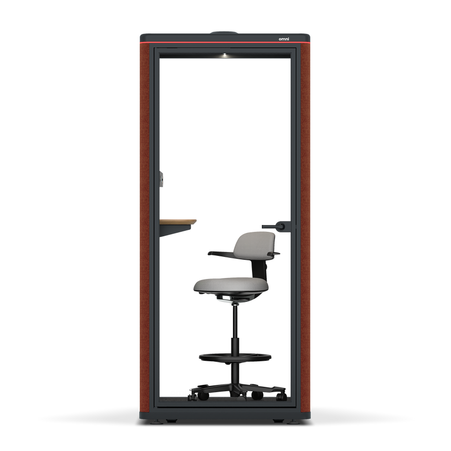 Omni OneStatic Device Shelf / Gabriel Medley Deep Rouge / #a49f98