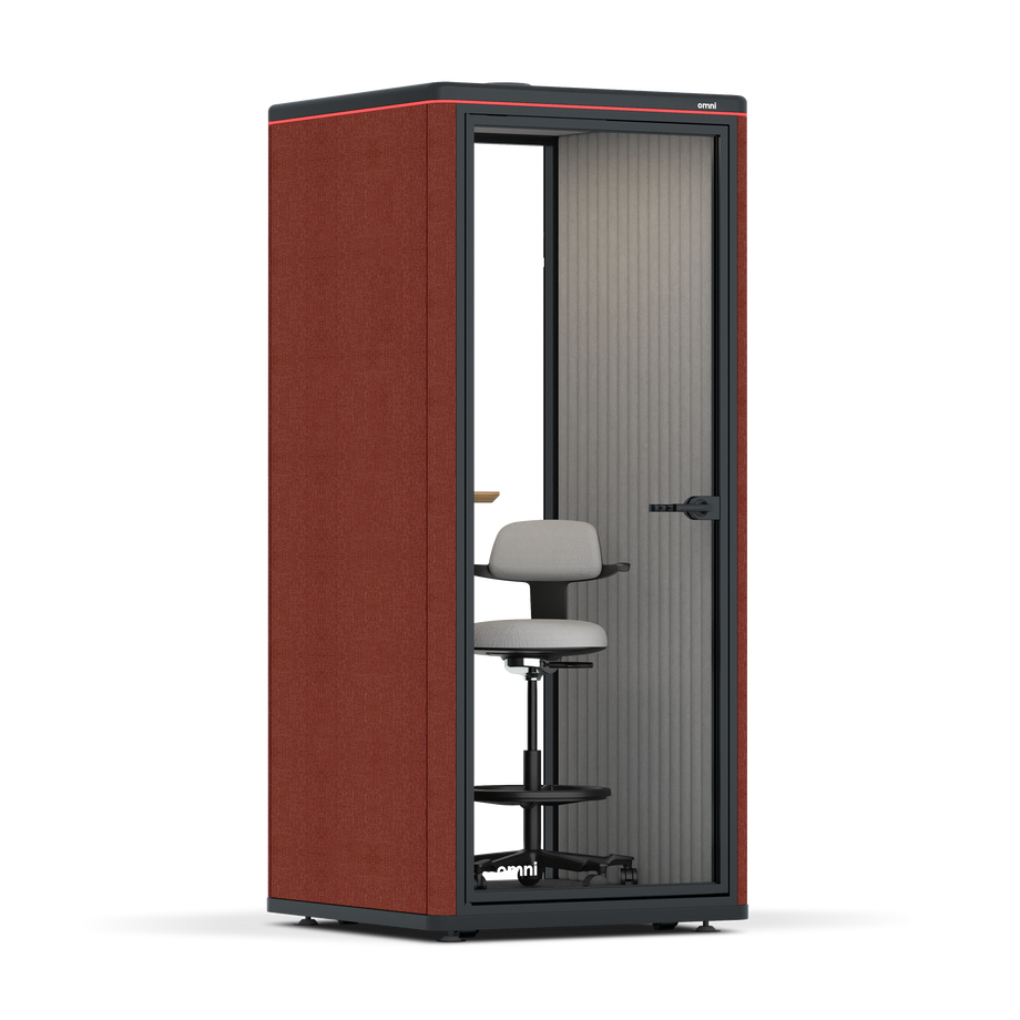 Omni OneStatic Device Shelf / Gabriel Medley Deep Rouge / #a49f98