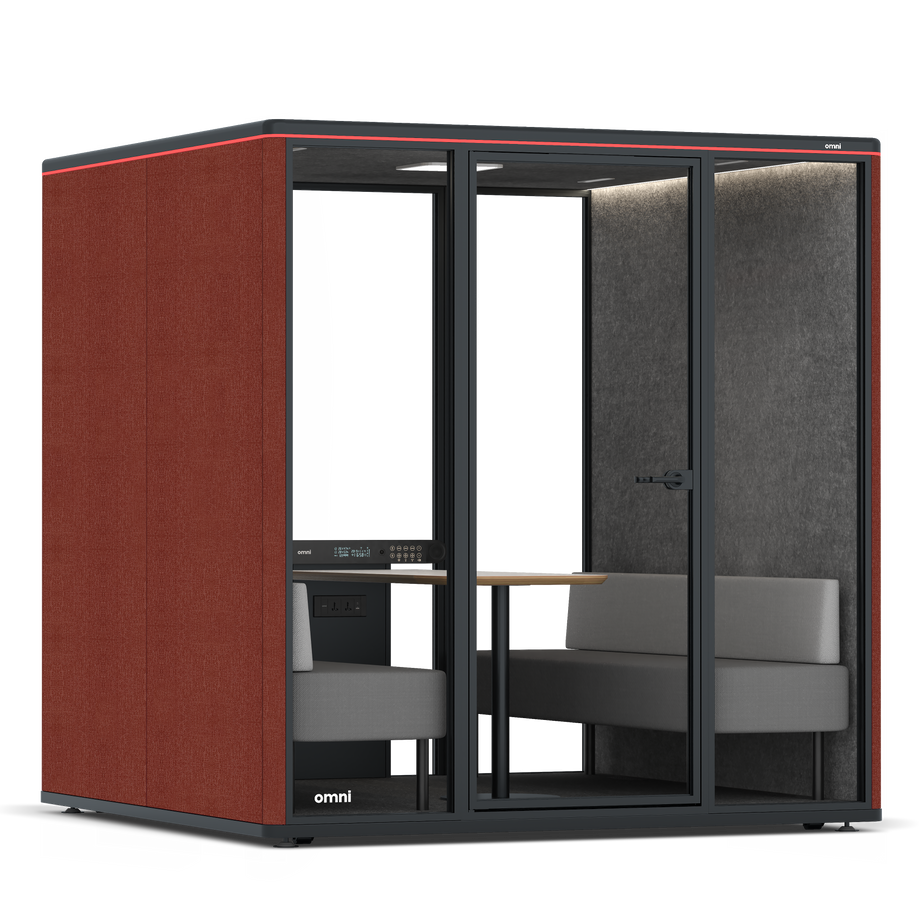 Omni SixSofa / Gabriel Medley Deep Rouge / #615f5d